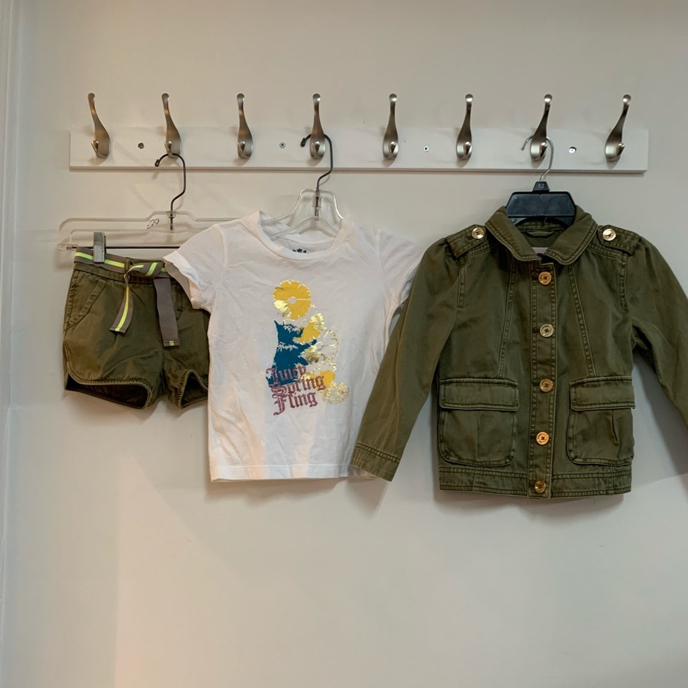 Juicy Kids Short Set with matching jacket